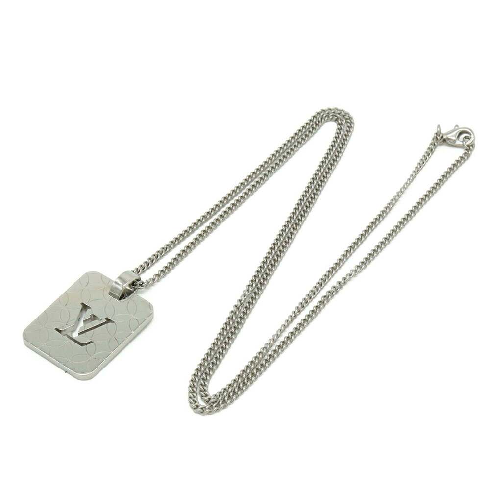 LOUIS VUITTON Silver Necklace - Picture 3 of 7